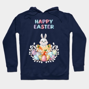 Happy Easter Bunny In Egg Hoodie